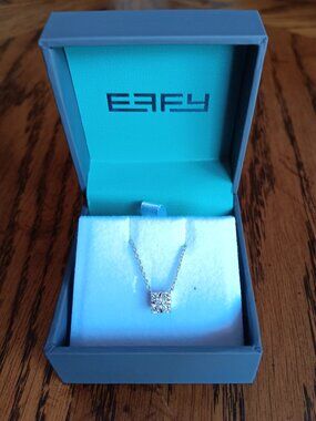 NEW Effy® 1/4 CT TW Lab Grown Diamond Pendant